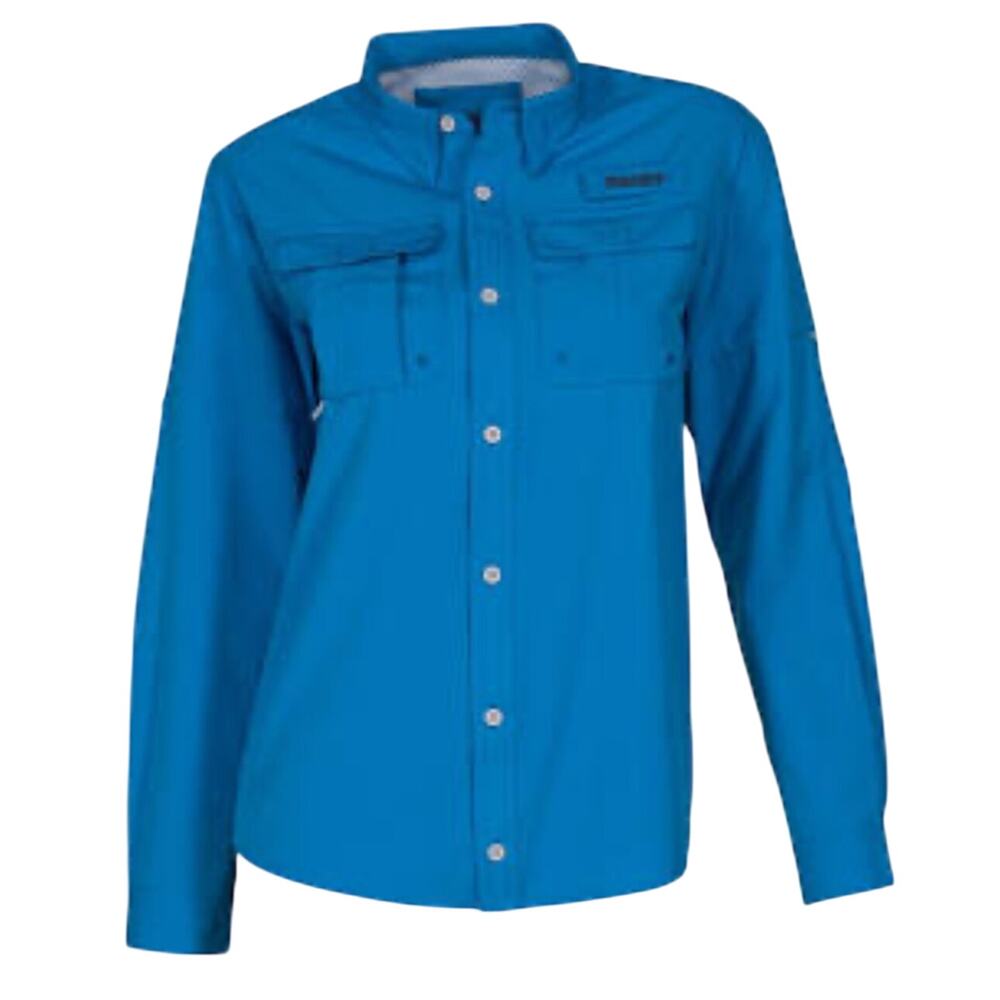 World Wide Sportsman Angler Woven Long-Sleeve Button-Down Fishing Shirt …